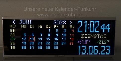 Kalender Uhr 1
