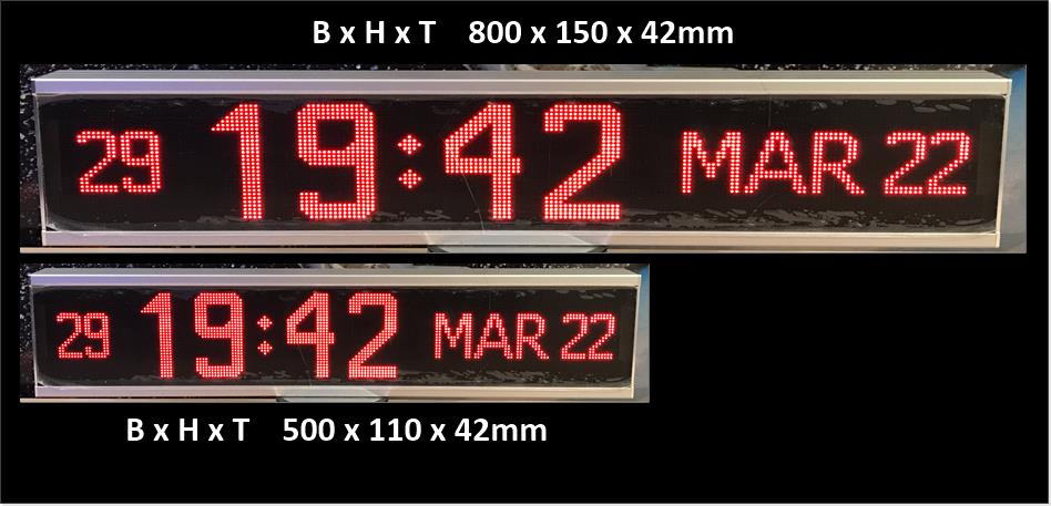 taktische Uhr LED-Matrix 2